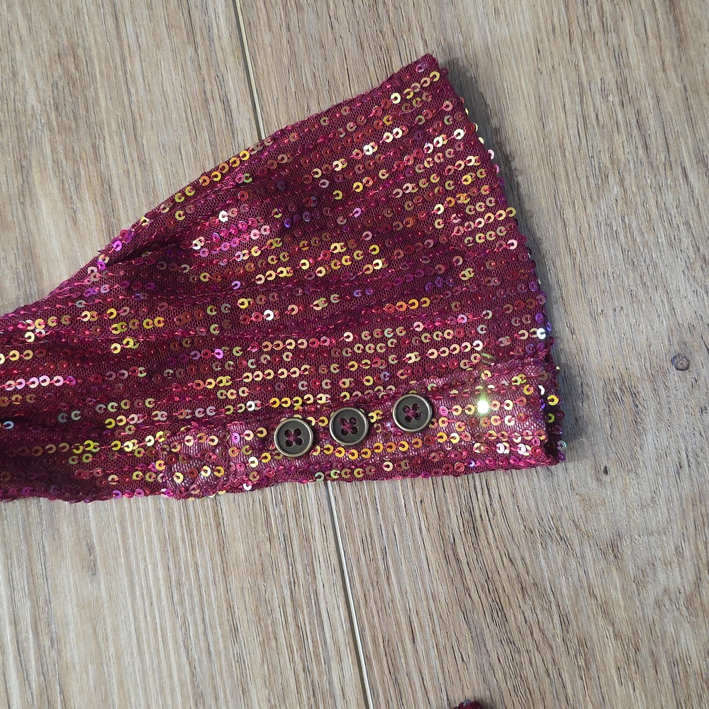 Free People Shirtee Dark Red Button Up Women's Medium - Picture 4 of 5